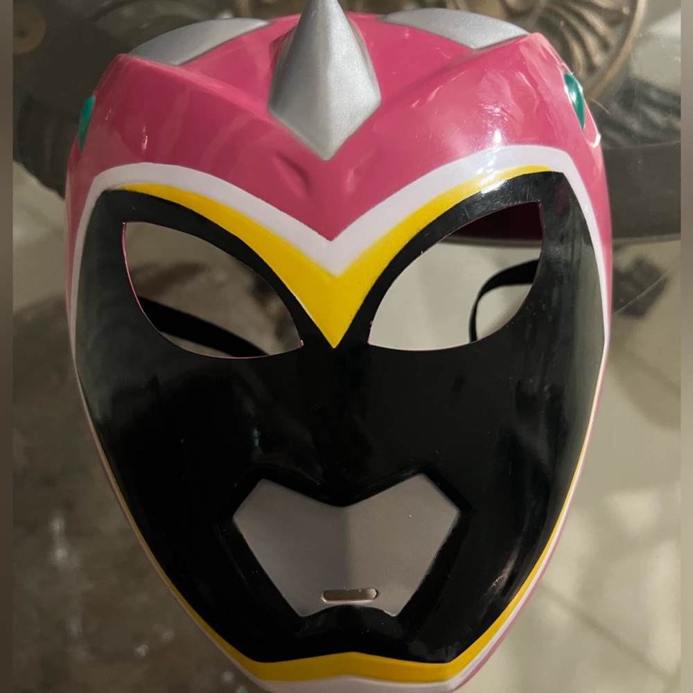 Girls pink power ranger mask